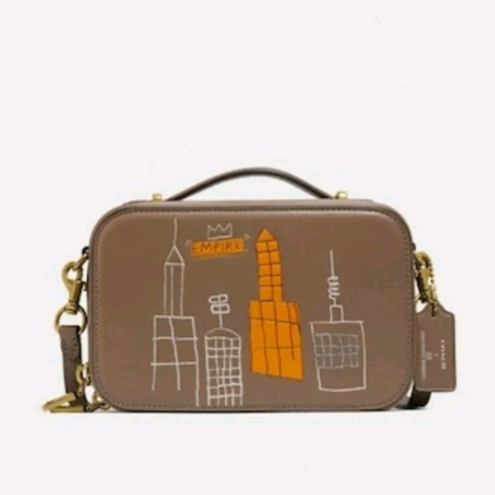 COACH X JEAN MICHEL BASQUIAT ALIE BELT CLUTCH CROSSBODY BAG 6916 NWT $375